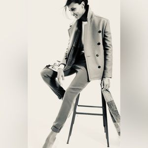 J. Crew Welton Wool Peacoat, Made in Italy.